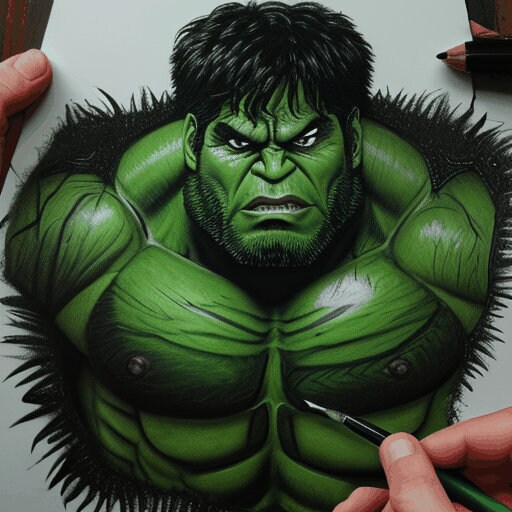 36 Superhelden Ausmalmotive -Hulk Edition- HQ, HighRes Bilder, Coloring Pages included – Bild 8